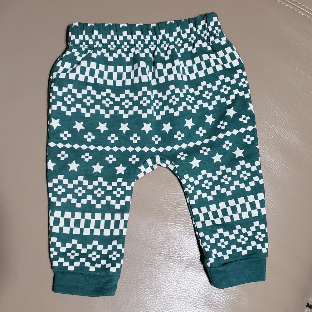 Cat & Jack Green and White Baby SweatPants/Joggers